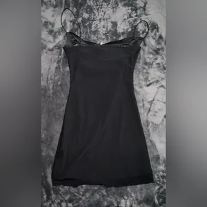 Princess Polly Sugar Mini Dress in Black Size 2 New with tag thumbnail 11