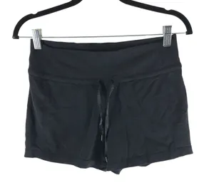 Lululemon Womens Shorts Athletic Drawstring Black 4? thumbnail 1