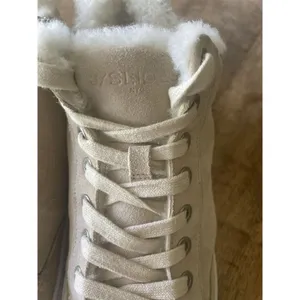 J/Slides NYC Pink Men’s US 8.5 /Unisex EU 42 Shearling Lined High Top Sneakers thumbnail 7