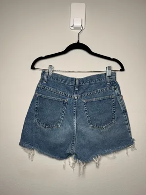 Vintage 90s Wrangler High Waist Cut Off Denim Shorts thumbnail 2