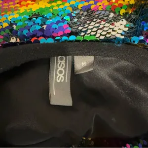 ASOS Rainbow All Over Sequins Shirt Size Medium thumbnail 5