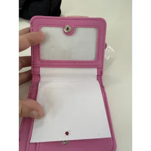Luv Betsey Pink Quilted‎ Heart Bifold Wallet Y2K Glam LBMONEY Compact NWT thumbnail 4
