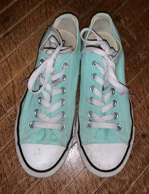 Converse light blue low top Chuck Taylor Converse size 7 sneakers thumbnail 1