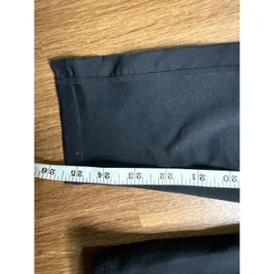 Fabletics Womens Black High Waisted Mesh Panel Pocket Leggings Activewear Sz Med thumbnail 6