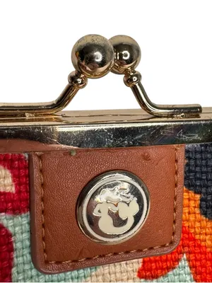 Spartina 449 Colorful Floral Lock Linen Coin Purse thumbnail 6