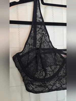 Free People Tameeka Underwire Bra in Black thumbnail 4