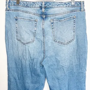 Wild Fable High Rise Kick Flare Distressed Raw Hem Jeans thumbnail 9