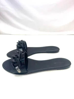 Steve Madden Dovie Black Sandals Slides Size 10 thumbnail 3