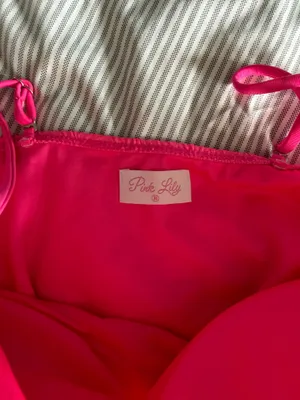 Pink Lily One piece swimsuit pink thumbnail 2