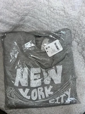 NWT Free People We The Free Graphic Camden Pullover / New York Combo thumbnail 5