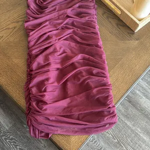 House of CB SAPPHIRE WINE GATHERED MAXI DRESS, Size Small, $239 thumbnail 11