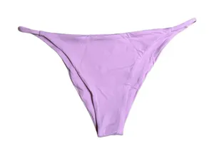 Stone Fox Swim Signature String Bikini Bottom‎ Women Pink Lavender L thumbnail 1