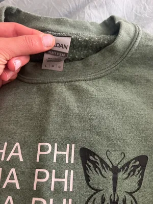 UVA Alpha Phi Sweatshirt Size L thumbnail 2