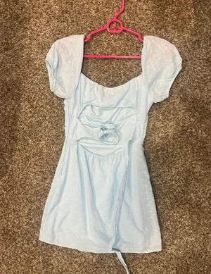 B Darlin Blue Mini Dress thumbnail 2