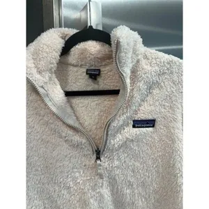 Patagonia Los Gatos Half Zip‎ Pullover Size medium cream thumbnail 4