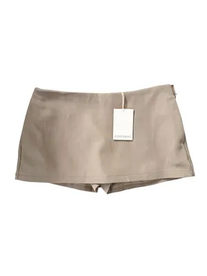 NWT Peppermayo Mirna Micro Skort Low Rise Skort in Taupe Marle Size 6 thumbnail 5