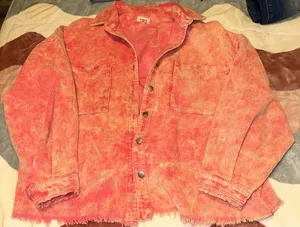 POL neon pink button top thumbnail 1