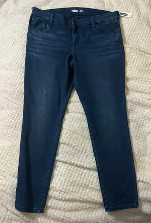 Rockstar Skinny Size 16 Petite Short True Blue Skinny Jeans thumbnail 1