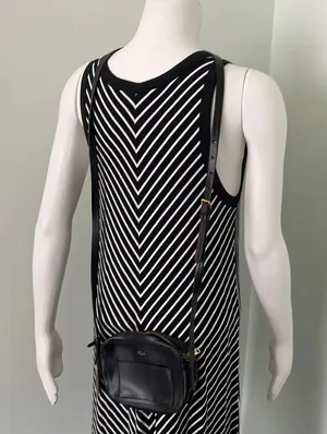 Black Leather Ralph Lauren Crossbody thumbnail 1