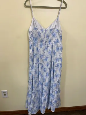 NEW Altar’d State Blue Floral Maxi Dress Size 3XL NWT thumbnail 7