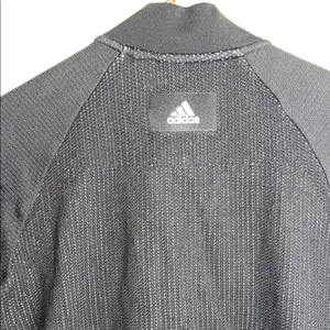 Women’s Black Zip-Front Track Jacket with‎ Stripe Sleeve XS thumbnail 4