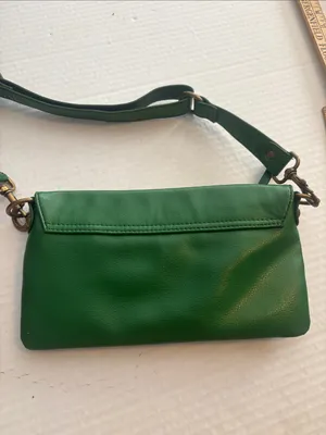 Jaye Hersh Bags | Green Hollywood Intuition By Jaye Hersh Faux Leather Shoulder thumbnail 3