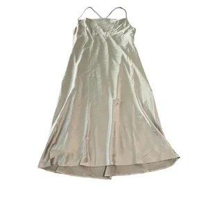 NWOT SMY Mumu Size XXL Wedding Verona Cowl Visit Dress Moss Green‎ Luxe Satin thumbnail 4