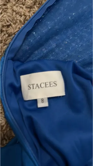 Stacees ocean blue Mini Dress Size 8 thumbnail 8