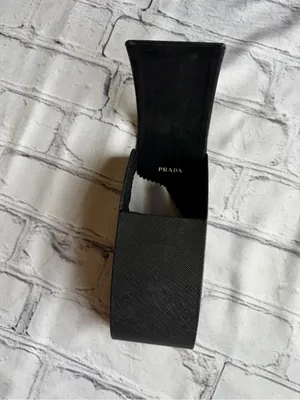 Prada Eye Glass Black Hard Case for Sunglasses with Cleaning Clothes thumbnail 3