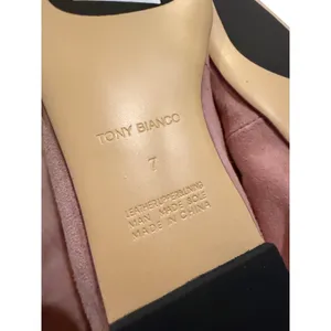 NWT Tony Bianco Blossom Square Toe Suede Bianca Flats Women's Sz. 7 thumbnail 8