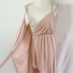 Show Me Your Mumu New Liz Maxi Bridesmaid Dress Dusty Blush Pink Size Medium thumbnail 10