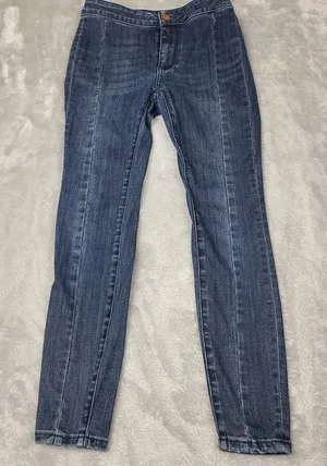 Anthropologie Pilcro The Skipper Long High Rise Wide Leg Jeans‎ Size 25P 25 X 25 thumbnail 1