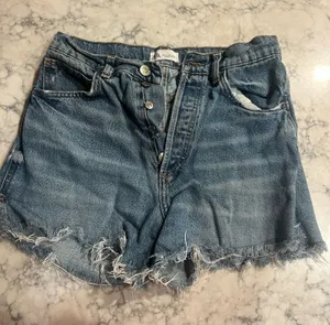 ZARA Denim Shorts High-Rise thumbnail 1