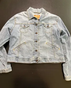 Vintage‎ Levi Strauss Signature Denim Jacket Light Wash Trucker Button Up Large thumbnail 1