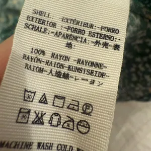 FREE PEOPLE Ditsy Floral Mini Dress‎ in Green size Medium 90s thumbnail 6