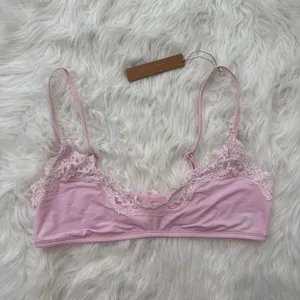 Skims Fits Everybody Lace Scoop Bralette Cherry Blossom Multi Size Large thumbnail 2