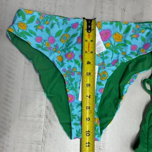 Cupshe Colorful Garden Bikini Top & Reversible Bottoms Set thumbnail 5