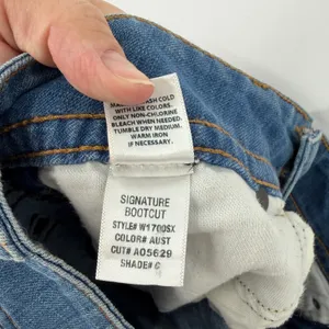 Hudson‎ Signature Bootcut Jeans 26 Low Rise 31" Waist Made USA Y2K Flap Pocket thumbnail 6