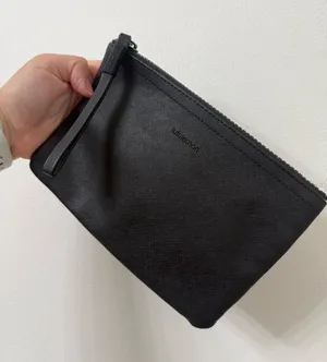 lululemon athletica Black Zip Wristlet Pouch with Strap thumbnail 1