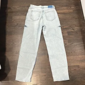 Abercrombie and fitch curve love high rise dad Jean thumbnail 6