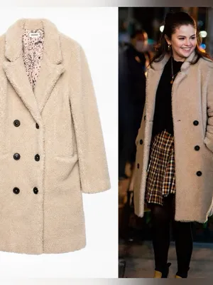 ZADIG & VOLTAIRE Teddy Mint Coat Cream Sherpa Shearling Long Beige size xs thumbnail 2