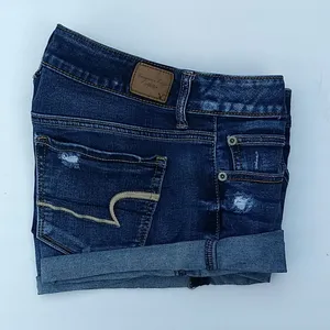 American Eagle Destroyed Super Stretch Shorts Sz 6 thumbnail 6