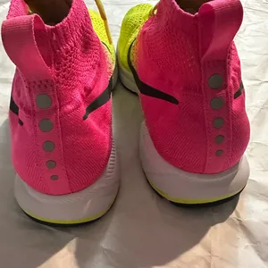 Nike Bright Pink and Lime Green Sneakers thumbnail 8