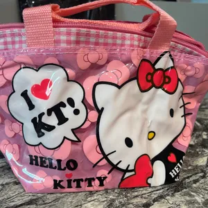 Hello Kitty Pink and White Cosmetic Case thumbnail 8