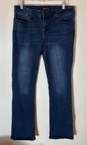 True‎ Religion Becca Mid Rise Bootcut Jeans Dark Wash Indigo Size 31 thumbnail 1