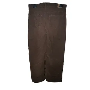 American Eagle Low Rise Skater Jeans Women Brown Corduroy Pants Size 10 Flare‎ thumbnail 3