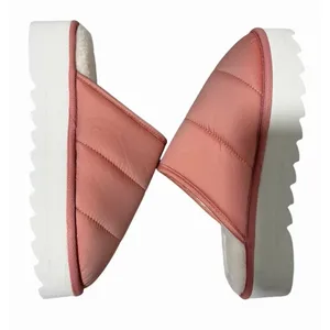 Anthropologie Maeve Puffy Platform Slippers Pink Women's Size‎ Large 10-11 thumbnail 7