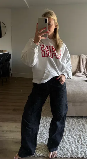 Garage Black Cargo Pants thumbnail 1