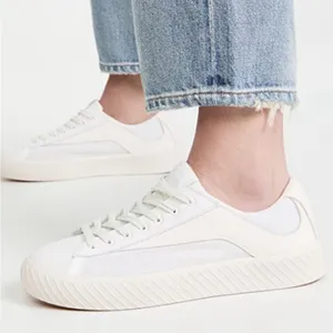 BY FAR Rodina Grained Low Sneakers Cream White Womens Size EU 40 / US‎ 10 thumbnail 1