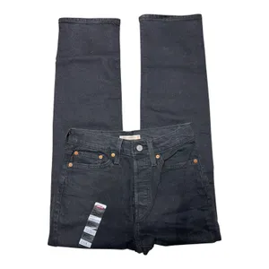 Levi's Black Wedgie Straight Denim Jeans size 27 NEW thumbnail 3